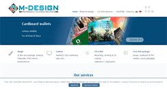 Desktop Screenshot of m-design.bg