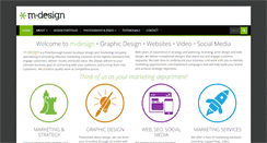 Desktop Screenshot of m-design.ca